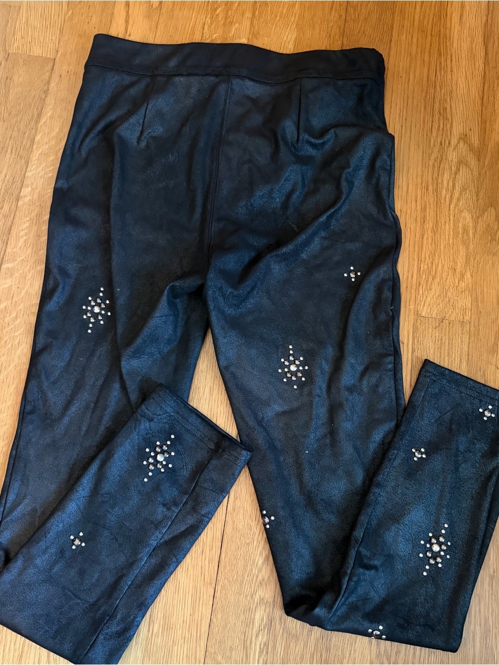 Free People Black Embellished Jeggings